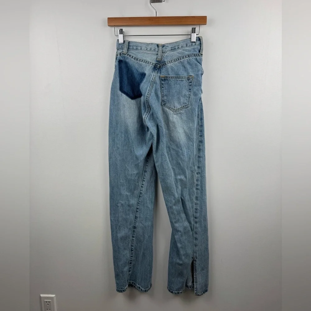 Ann Andelman Women Lizard‎ Patch Denim Jeans Size 24